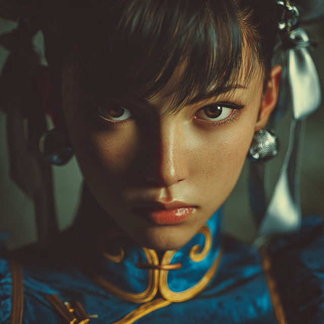 AI "tái sinh" Chun-li cực nóng bỏng, ngắm ảnh nhớ ngay về phiên bản Lê Bống từng cosplay "hot" chẳng kém!- Ảnh 4. AI "tái sinh" Chun-li cực nóng bỏng, ngắm ảnh nhớ ngay về phiên bản Lê Bống từng cosplay "hot" chẳng kém!- Ảnh 4.