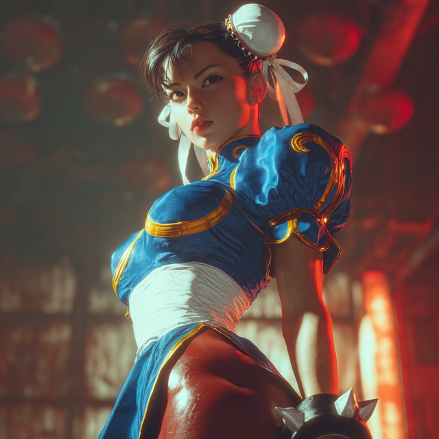 AI "tái sinh" Chun-li cực nóng bỏng, ngắm ảnh nhớ ngay về phiên bản Lê Bống từng cosplay "hot" chẳng kém!- Ảnh 3. AI "tái sinh" Chun-li cực nóng bỏng, ngắm ảnh nhớ ngay về phiên bản Lê Bống từng cosplay "hot" chẳng kém!- Ảnh 3.