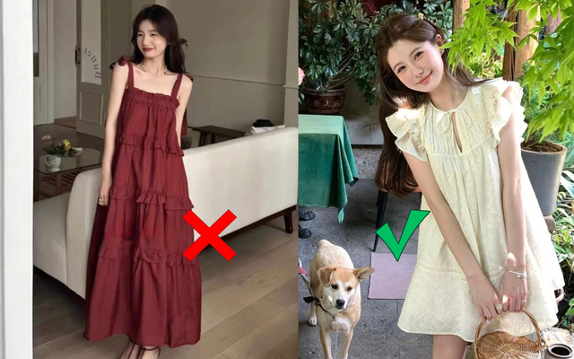 5 mẫu váy dễ thành "thảm hoạ" với nàng nấm lùn- Ảnh 2. 5 mẫu váy dễ thành "thảm hoạ" với nàng nấm lùn- Ảnh 2.