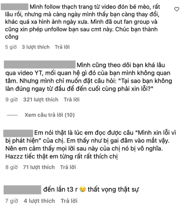 Thạch Trang xin lỗi lần 3, dân mạng chạm đáy thất vọng- Ảnh 8.