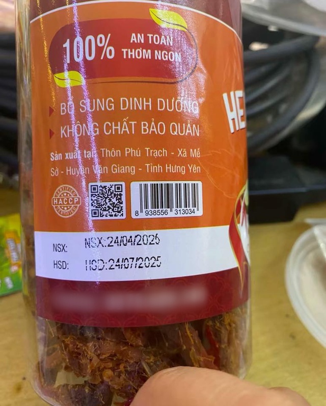 Xôn xao thịt heo cháy tỏi Lê Anh Nuôi có ngày sản xuất Xôn xao thịt heo cháy tỏi Lê Anh Nuôi có ngày sản xuất