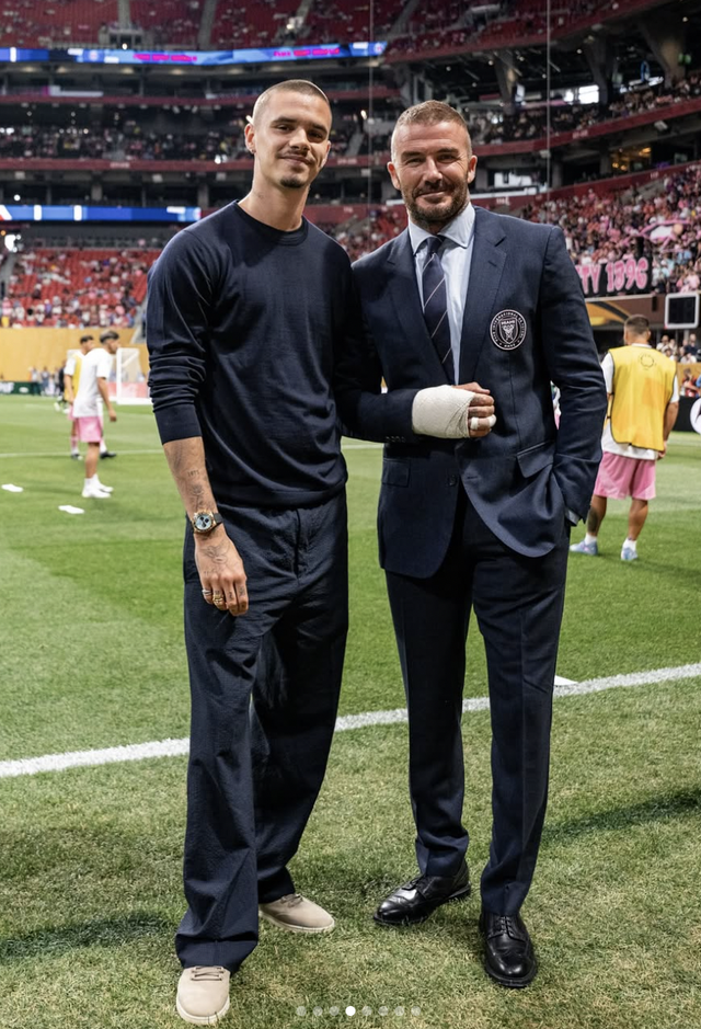 Quan hệ cha con nhà Beckham đã xấu tới mức: David bó bột tay, con cả bất hiếu chỉ mải khoe ảnh ở nhà vợ- Ảnh 4.