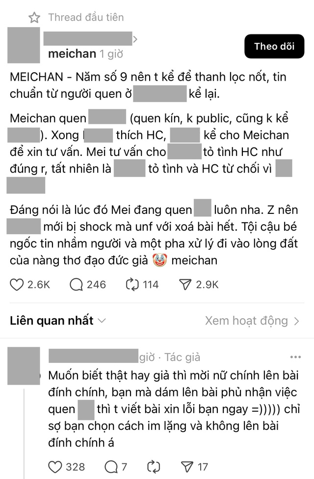 Meichan lên tiếng về tin đồn tình cảm, khẳng định sẵn sàng đối chất- Ảnh 2.