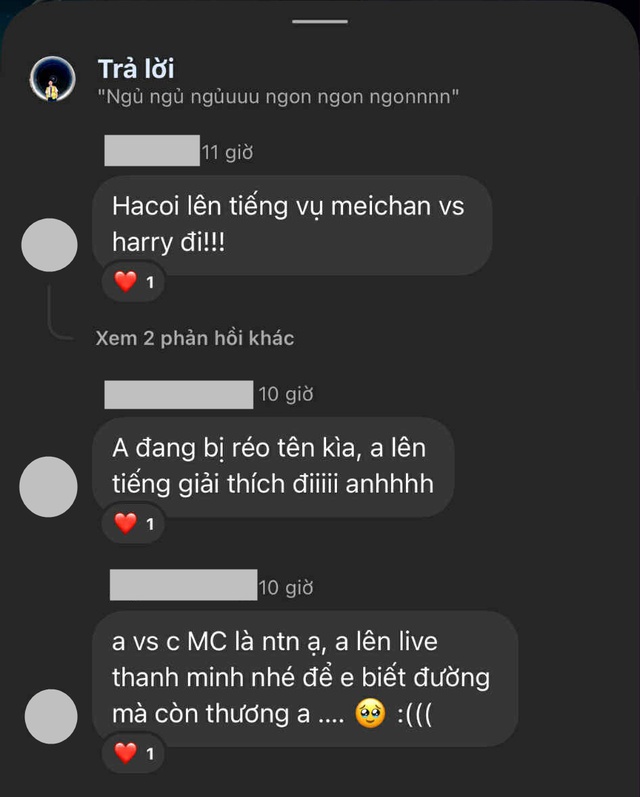 Lộ cảnh Meichan và Hà Còi gặp nhau, Harry lên tiếng ẩn ý rồi vội xoá đi: Netizen thắc mắc chuyện gì đang xảy ra?- Ảnh 7.