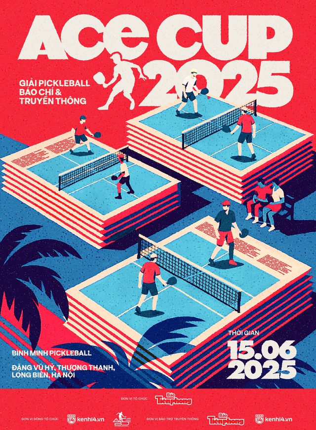 Tất tần tật về giải Pickleball Báo chí-Truyền thông - ACE Cup 2025: Tạm xa deadline, “đập bóng, đổ mồ hôi” giữa hè rực lửa!- Ảnh 6.