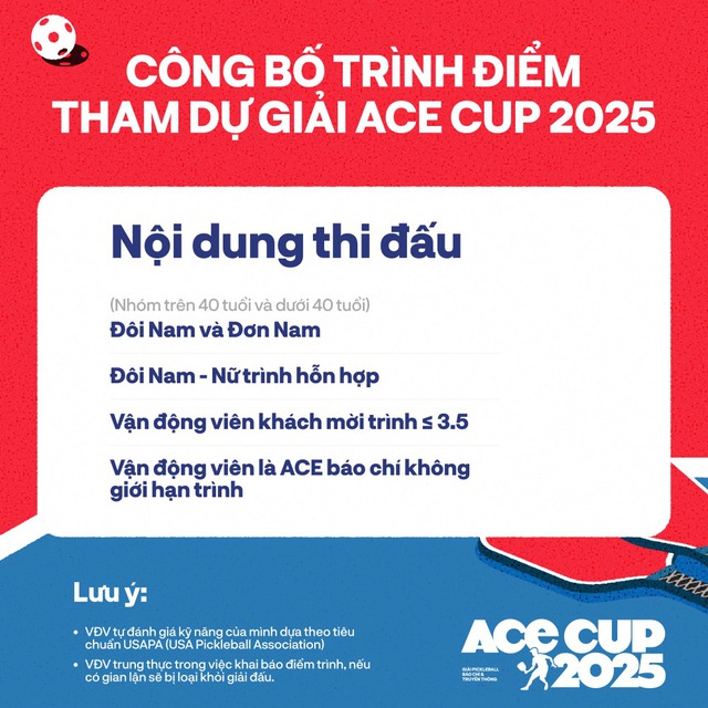 Tất tần tật về giải Pickleball Báo chí-Truyền thông - ACE Cup 2025: Tạm xa deadline, “đập bóng, đổ mồ hôi” giữa hè rực lửa!- Ảnh 4.