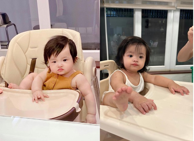 Hội bỉm sữa rần rần vì biểu cảm "khó đỡ" của hai nhóc tỳ nhà Đông Nhi - Ông Cao Thắng- Ảnh 1.