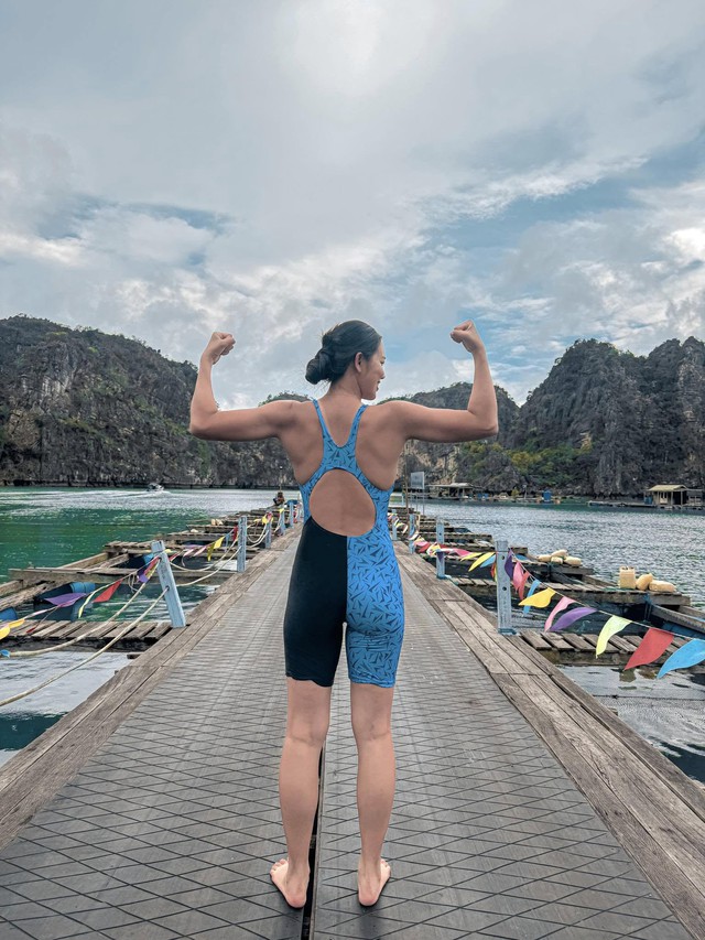 Ánh Viên lạ lắm, cơ bắp cuồn cuộn thế này!- Ảnh 2.