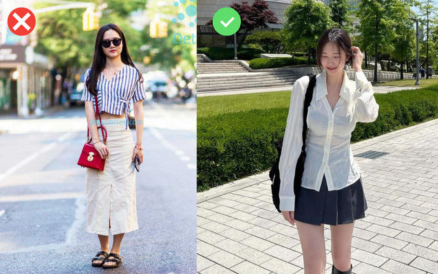 Nàng nấm lùn ĐỪNG MUA 5 kiểu trang phục này: Dìm dáng thê thảm, chân nhìn ngắn một mẩu- Ảnh 3. Nàng nấm lùn ĐỪNG MUA 5 kiểu trang phục này: Dìm dáng thê thảm, chân nhìn ngắn một mẩu- Ảnh 3.
