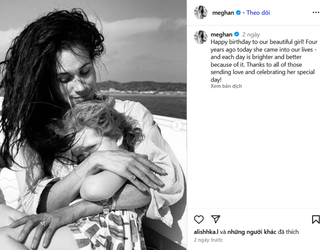 Meghan Markle khoe nhẫn kim cương trị giá khoảng 1,7 tỷ đồng khi đăng ảnh hiếm của con gái Lilibet- Ảnh 2. Meghan Markle khoe nhẫn kim cương trị giá khoảng 1,7 tỷ đồng khi đăng ảnh hiếm của con gái Lilibet- Ảnh 2.