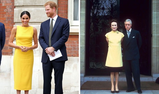 Meghan Markle bị chỉ trích vì "bắt chước" phong cách của nàng dâu từng khiến Hoàng gia Anh rúng động- Ảnh 2. Meghan Markle bị chỉ trích vì "bắt chước" phong cách của nàng dâu từng khiến Hoàng gia Anh rúng động- Ảnh 2.