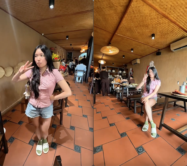 Rich kid Jenny Huỳnh đi ăn Cơm quê Dượng Bầu: Không nói một lời mà vẫn khiến dân mạng "dậy sóng" chỉ vì 1 clip- Ảnh 1. Rich kid Jenny Huỳnh đi ăn Cơm quê Dượng Bầu: Không nói một lời mà vẫn khiến dân mạng "dậy sóng" chỉ vì 1 clip- Ảnh 1.