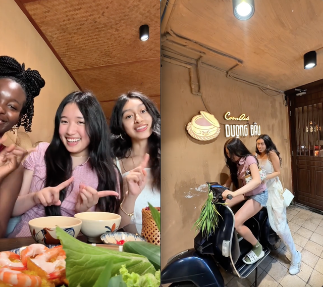 Rich kid Jenny Huỳnh đi ăn Cơm quê Dượng Bầu: Không nói một lời mà vẫn khiến dân mạng "dậy sóng" chỉ vì 1 clip- Ảnh 6. Rich kid Jenny Huỳnh đi ăn Cơm quê Dượng Bầu: Không nói một lời mà vẫn khiến dân mạng "dậy sóng" chỉ vì 1 clip- Ảnh 6.