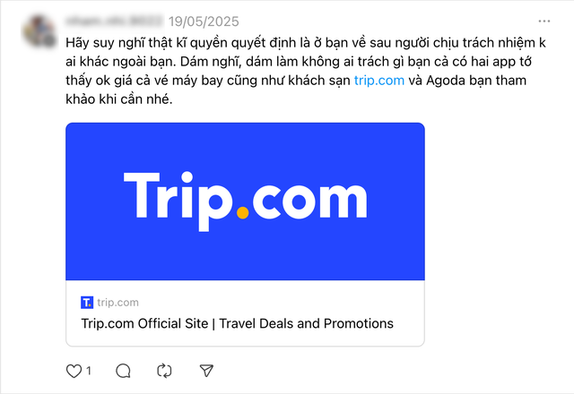 Soi 2 app du lịch đang hot nhất hè này: Agoda hay Trip.com mới thật sự đáng đồng tiền bát gạo?- Ảnh 26. Soi 2 app du lịch đang hot nhất hè này: Agoda hay Trip.com mới thật sự đáng đồng tiền bát gạo?- Ảnh 26.