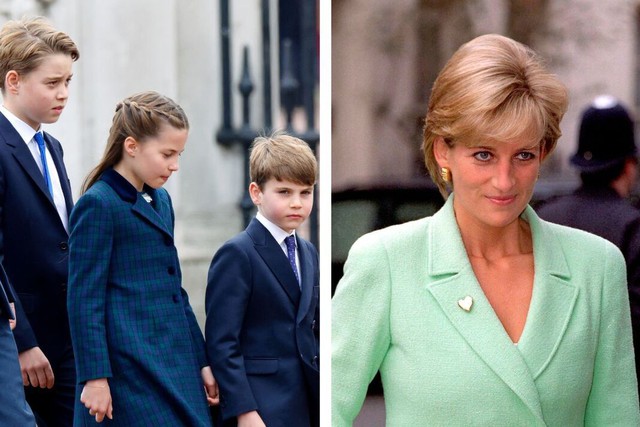 Cách xúc động mà Hoàng tử George, Công chúa Charlotte và Hoàng tử Louis làm quen với "bà nội Diana"- Ảnh 1.