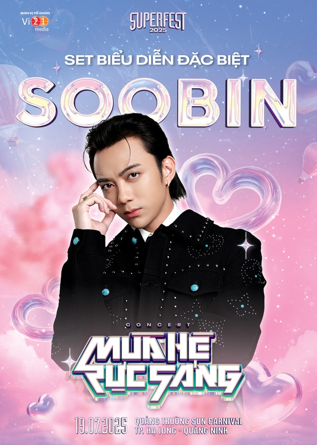 SOOBIN chơi lớn với sân khấu chưa từng công bố, loạt set diễn độc quyền tại SUPERFEST 2025 hứa hẹn không đi thì tiếc!- Ảnh 1.
