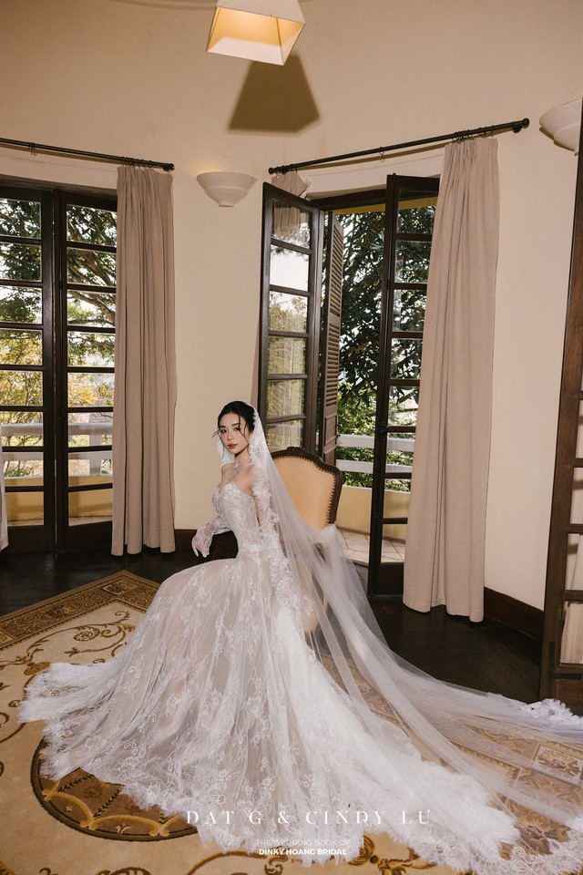Đạt G và Cindy Lư tung trọn ảnh cưới trước giờ G: Dâu rể đẹp đôi nhưng thái độ 2 "thế lực nhí" mới hot!- Ảnh 6.