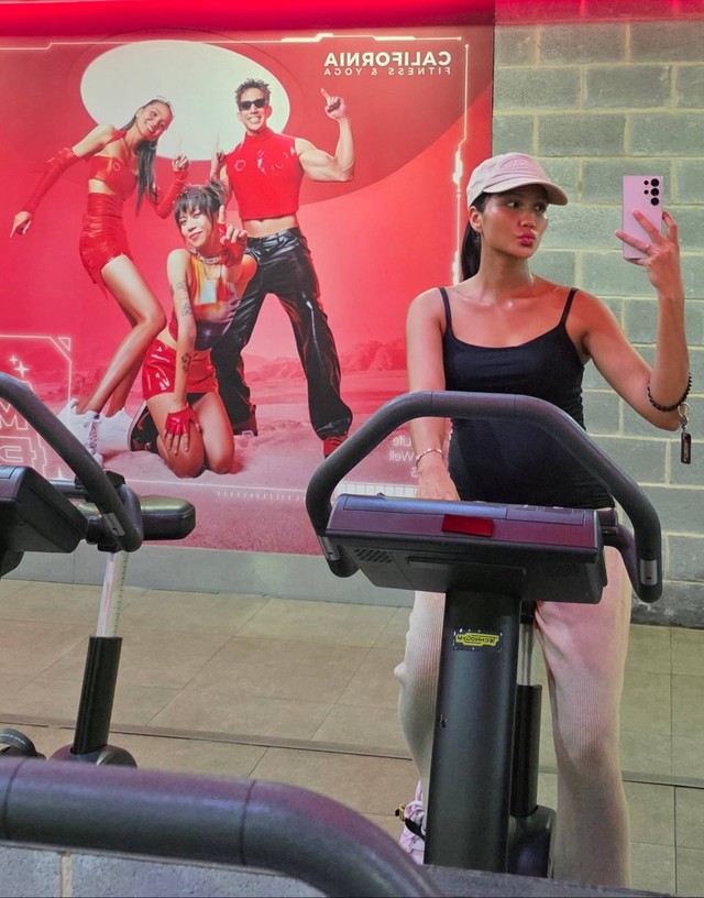 H'Hen Niê bụng bầu to vượt mặt vẫn tập gym gây sốt mạng xã hội, phản ứng của dân tình gây chú ý- Ảnh 1.