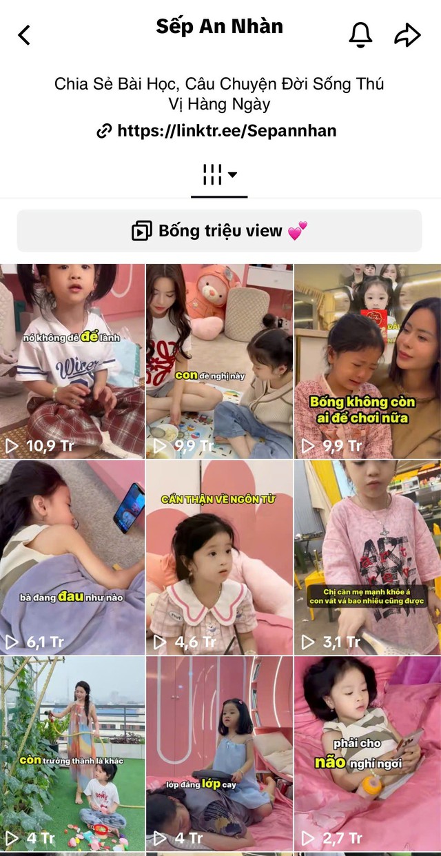 Bé Bống – hiện tượng TikTok triệu view gây chú ý- Ảnh 2. Bé Bống – hiện tượng TikTok triệu view gây chú ý- Ảnh 2.