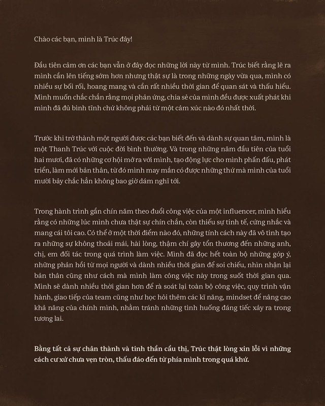 Lê Hà Trúc xin lỗi- Ảnh 2.