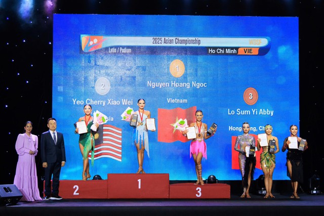 Học trò của Khánh Thi 18 tuổi giành HCV châu Á, làm nên lịch sử cho dancesport Việt Nam- Ảnh 2.