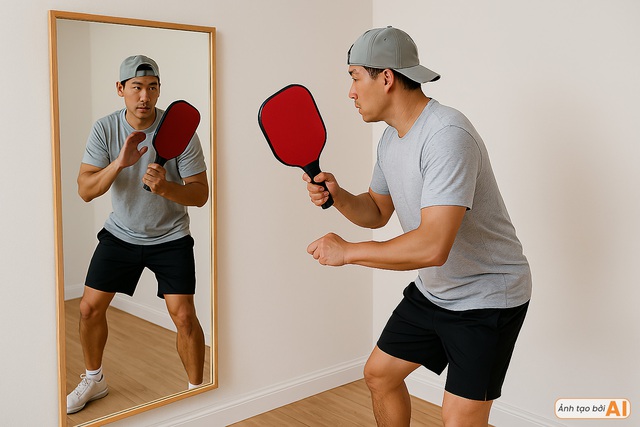 Mưa bão đừng ra ngoài đánh Pickleball, hãy ở nhà tập luyện theo cách này đi!- Ảnh 2.