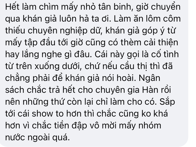 BTC Showcase Tân Binh Toàn Năng vướng sai sót nghiêm trọng, fan khẳng định “xin lỗi đến mấy quyết không tha”- Ảnh 6.