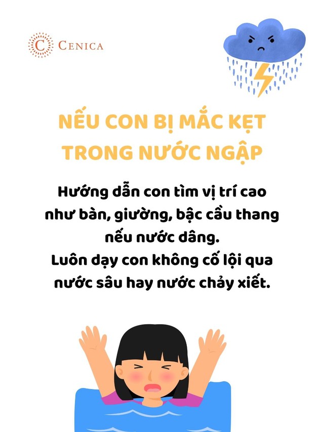 21 kỹ năng thoát hiểm cha mẹ cần dạy con để tự cứu mình trong mùa mưa bão- Ảnh 1.