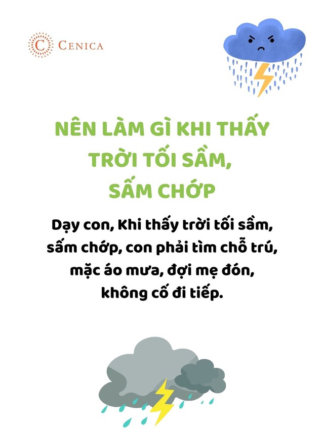 21 kỹ năng thoát hiểm cha mẹ cần dạy con để tự cứu mình trong mùa mưa bão- Ảnh 12.