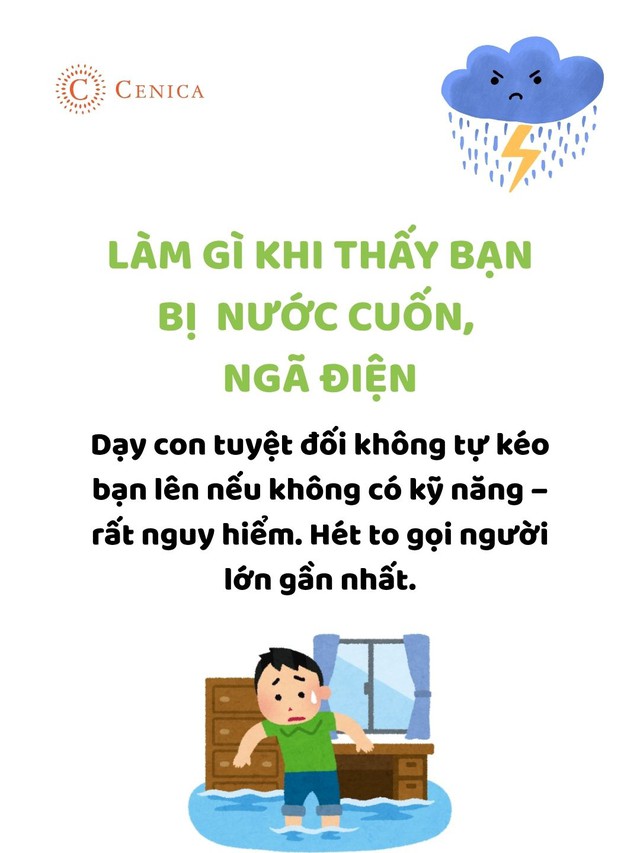 21 kỹ năng thoát hiểm cha mẹ cần dạy con để tự cứu mình trong mùa mưa bão- Ảnh 15.