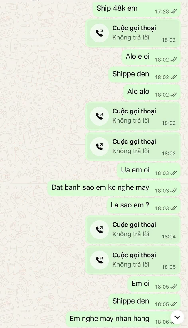 Chủ tiệm bánh bò "phốt" diễn viên Trọng Nhân: Nếu lỡ giao khi khách chưa chốt thì em hoàn đơn liền, sao lại tắt máy?- Ảnh 4.