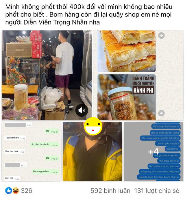 Chủ tiệm bánh bò "phốt" diễn viên Trọng Nhân: Nếu lỡ giao khi khách chưa chốt thì em hoàn đơn liền, sao lại tắt máy?- Ảnh 2.