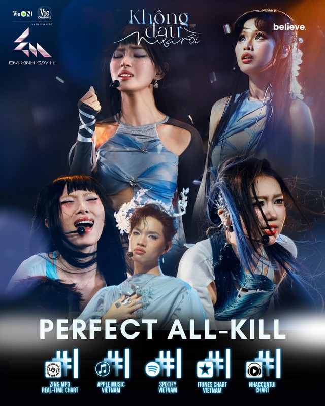 Em Xinh Say Hi có 1 bài hát hot “out trình”: Leo trending thần tốc, “all-kill” toàn bộ BXH nhạc số!- Ảnh 4.