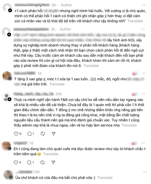 Quán cà phê của Dino Vũ bất ngờ vướng drama về thái độ "xéo xắt" trước các đánh giá của khách hàng- Ảnh 5.