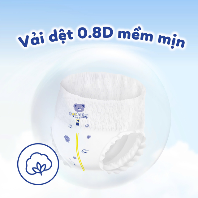 "Tân binh" Soobaby : Dòng bỉm bông organic, dịu dàng với da bé nhưng vẫn thấm hút tốt- Ảnh 2.
