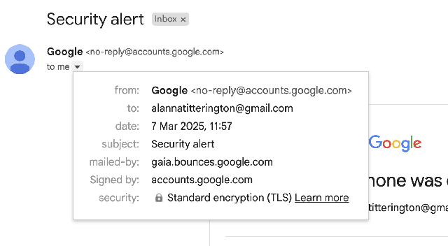Đừng nhấp chuột nếu nhận được email này từ Google- Ảnh 1.