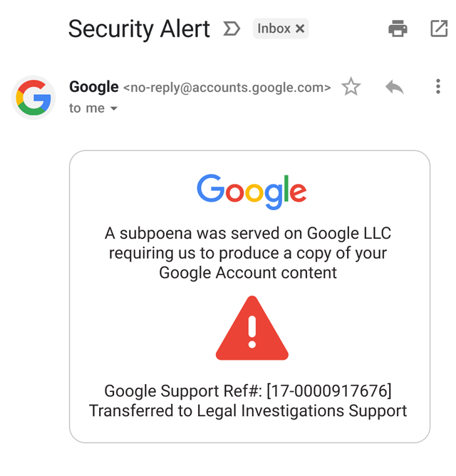 Đừng nhấp chuột nếu nhận được email này từ Google- Ảnh 2.
