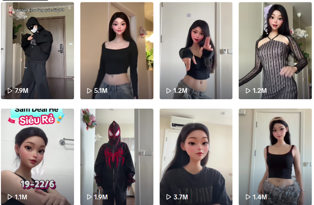 Cú kéo mặt nạ của hot girl TikTok Quỳnh Bei gây chấn động, một ngày đạt cả "triệu tim"- Ảnh 1.