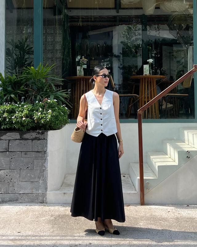 10 outfit từ mỹ nhân Việt giúp chị em chạm đỉnh cao mặc đồ tối giản- Ảnh 8.