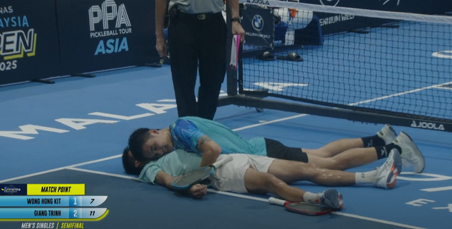 Xem Linh Giang và Jack đánh pha bóng này: Ai bảo Pickleball là môn dưỡng sinh?- Ảnh 4.
