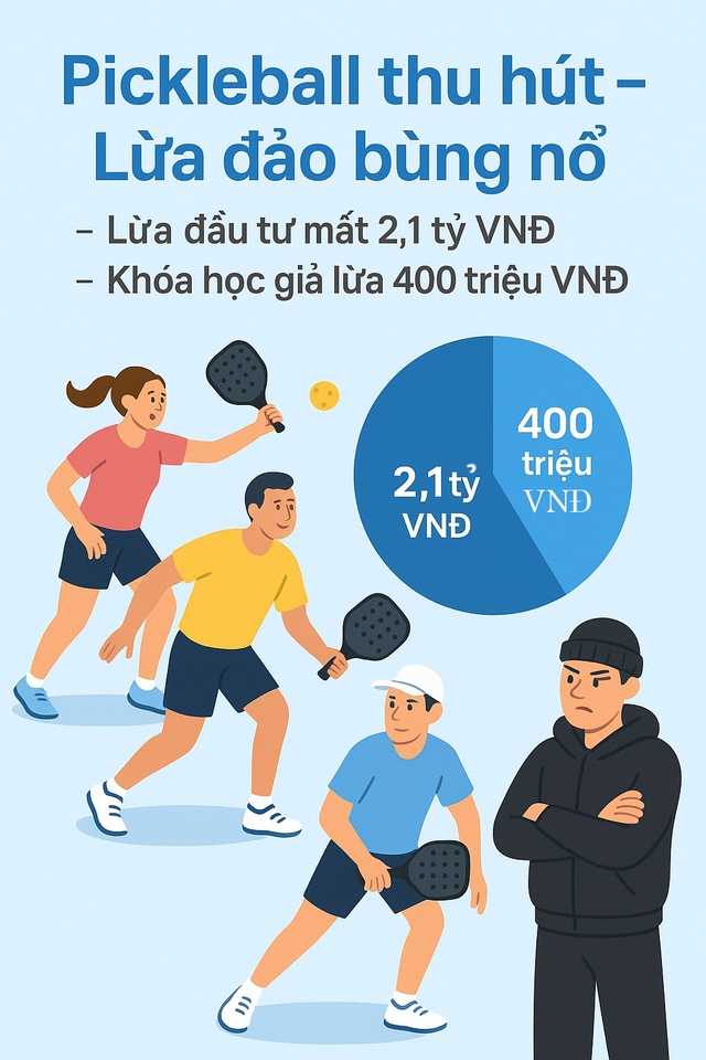 Ham "bánh vẽ", cô gái chơi pickleball bị lừa hơn 2 tỷ đồng - cẩn trọng trước những hiểm họa trục lợi- Ảnh 5.