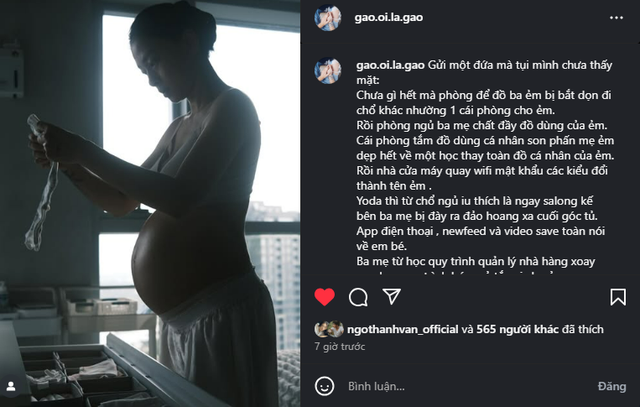 Ngô Thanh Vân háo hức đón con đầu lòng, cuộc sống "đảo lộn" vì sự xuất hiện của "boss nhí"- Ảnh 1.
