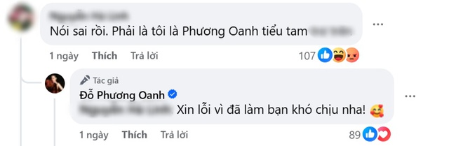Phương Oanh xin lỗi khi bị gọi là "tiểu tam", chỉ 1 câu mà dân tình ùa vào bênh vực- Ảnh 2.