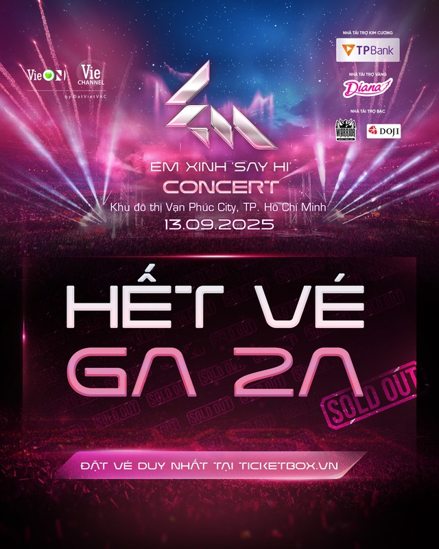 Hôm nay mở bán vé concert Em Xinh: Rất thong thả dễ dàng, chẳng cần xếp hàng chờ như Anh Trai!- Ảnh 3.