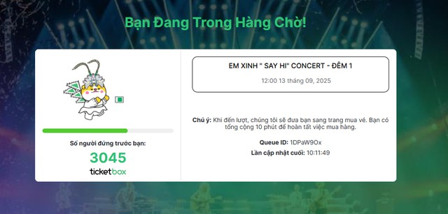 Hôm nay mở bán vé concert Em Xinh: Rất thong thả dễ dàng, chẳng cần xếp hàng chờ như Anh Trai!- Ảnh 2.