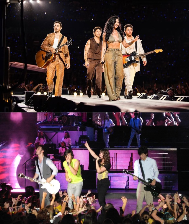 Joe Jonas và Demi Lovato tái hợp trên sân khấu sau 15 năm khiến MXH bùng nổ, Selena Gomez bị kêu gọi nhiều nhất!- Ảnh 6.