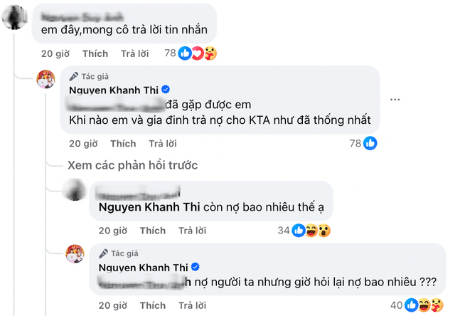 Xôn xao chuyện Khánh Thi đòi nợ học trò cũ trên MXH, người bênh kẻ chê- Ảnh 3. Xôn xao chuyện Khánh Thi đòi nợ học trò cũ trên MXH, người bênh kẻ chê- Ảnh 3.