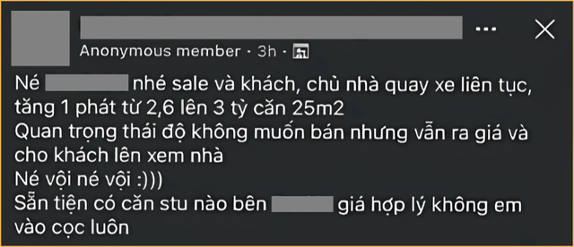 Chủ nhà “hét giá” 3 tỷ cho căn studio 25m2 ở Hà Nội, tìm nhà 2 tỷ thì: “Họ bảo lên trời mà mua”- Ảnh 1.