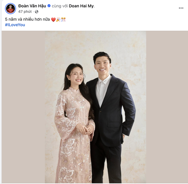 Lộ thời điểm Văn Hậu chính thức yêu Doãn Hải My, sau 5 năm cuộc sống hôn nhân viên mãn với biệt thự, xe sang- Ảnh 1.