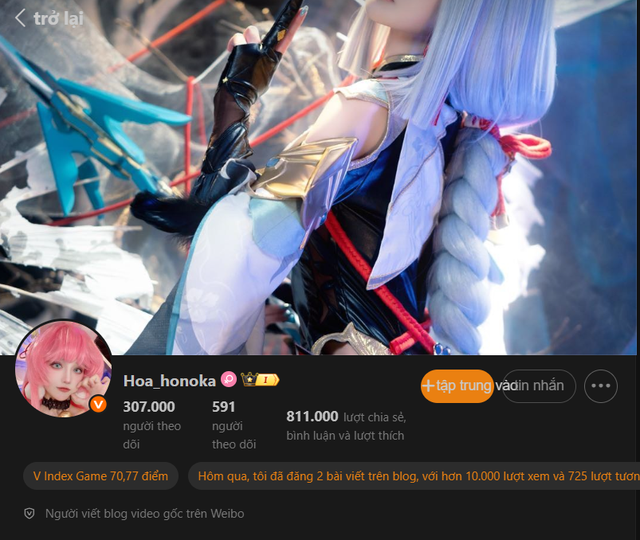 Ngất ngây với màn cosplay "nuột nà" của người đẹp Weibo, để lộ cả một chi tiết khiến anh em xao xuyến- Ảnh 2.